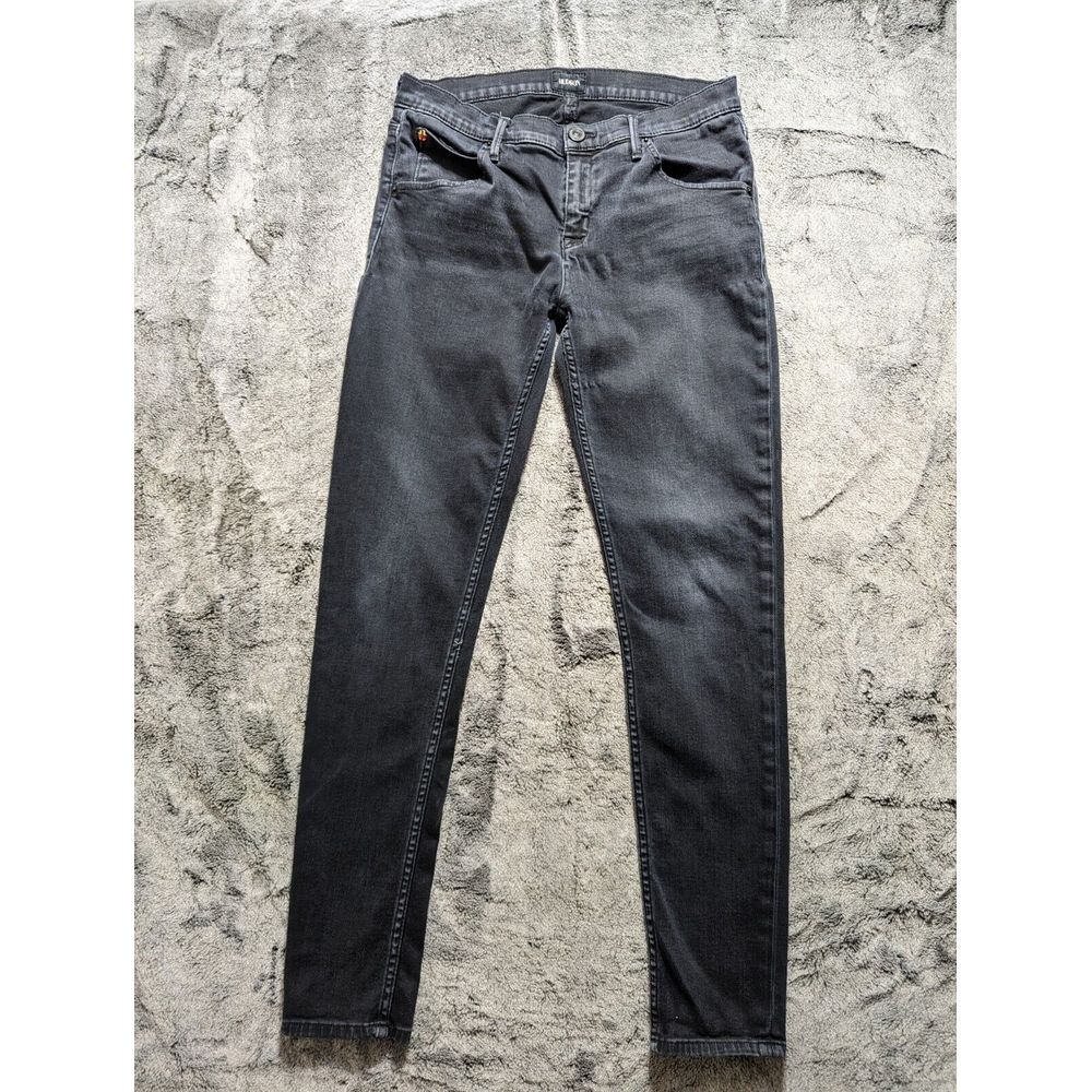 Hudson Lydia Mid-Rise Flap SPR Skinny Women's Jeans Size 29 Black